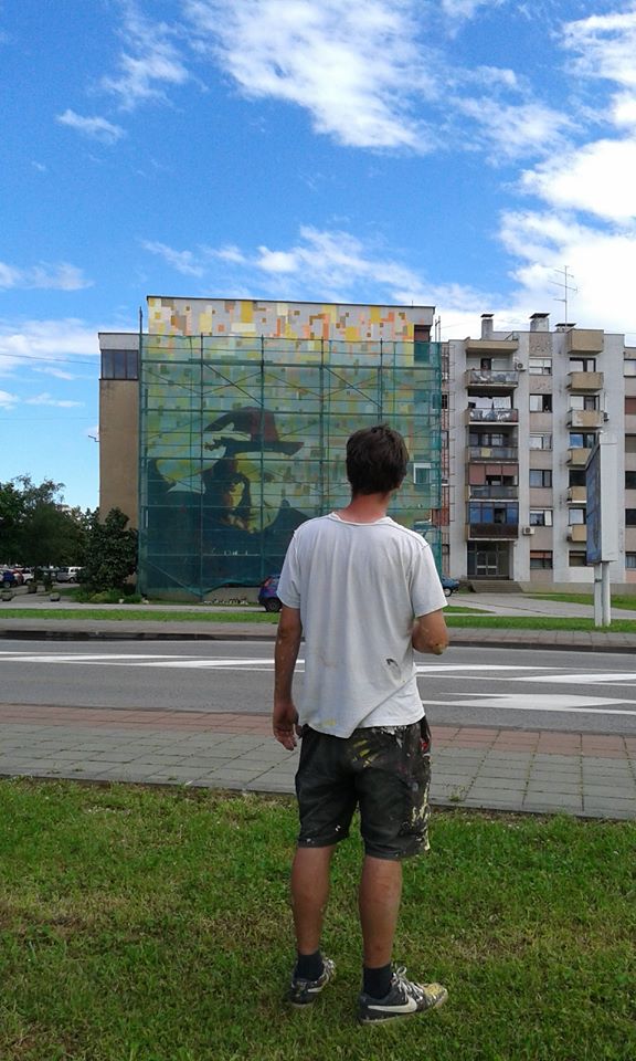 leonard lesic artwork miroslav krleza mural